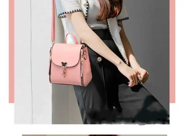 Mini Mochila, Cartera De Dama, Multifunción Y Dije - Image 2