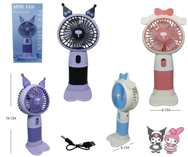 VENTILADOR HK59-9 OREJITAS PERSONAJES