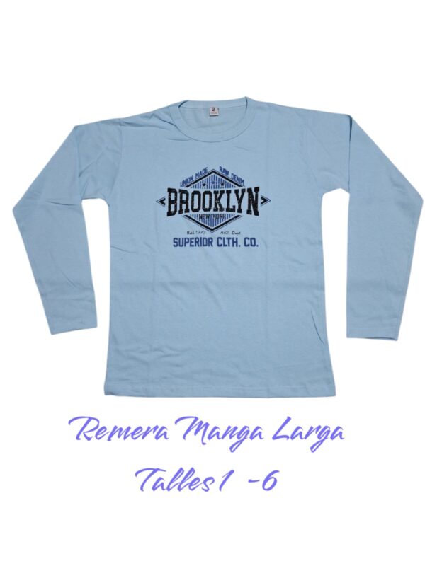 Remera manga larga 1-6