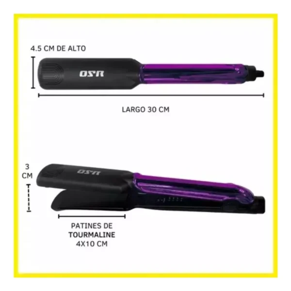 PLANCHA DE PELO REGULABLE OSR 220°C OR199 - Image 2