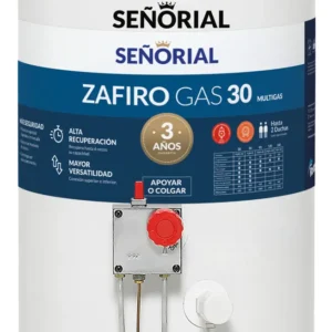 TERMOTANQUE SEÑORIAL A GAS 30LTS CARGA INFERIOR TSZ-30