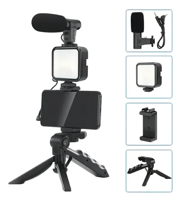 Estabilizador Para Celular C/ Luz Microfono Y Control Remoto - Image 3