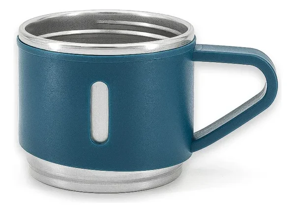 Vacuum Flask Set Termo 500ml Con 3 Tazas Acero Inoxidable - Image 2