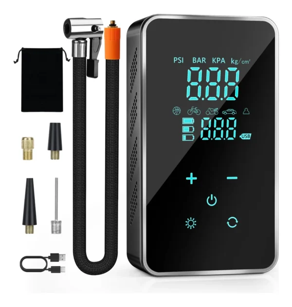 COMPRESOR DE AIRE ELECTRICA AUTO,BC,MOTO,PELOTA