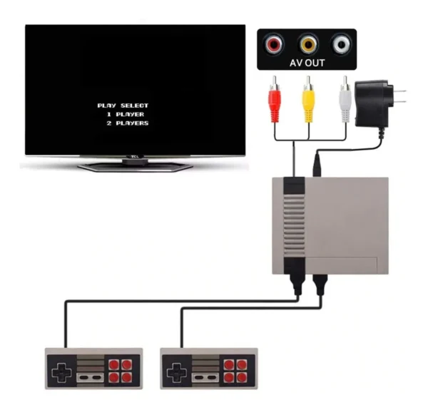 CONSOLA DE 620 JUEGOS CLASICOS, VIENE CON 2 JOYSTICK - Image 3