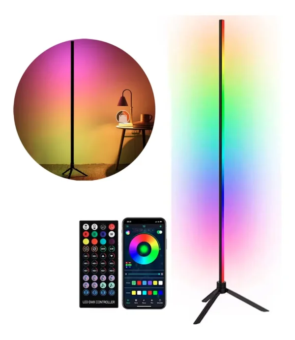 LAMPARA TUBO RGB CON CONTROL