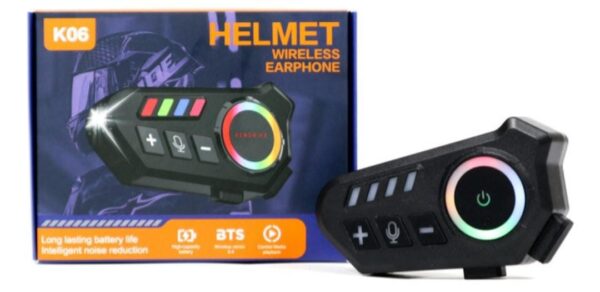 INTERCOMUNICADOR PARA MOTO CON LUCES RGB