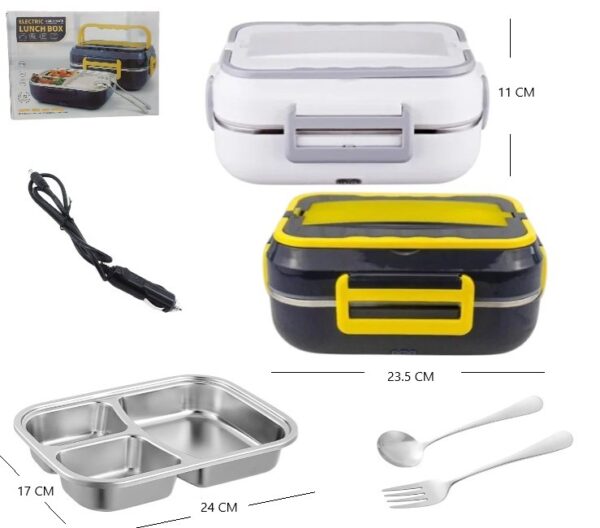 VIANDA ELECTRICA TIPO LUNCHERA PORTATIL
