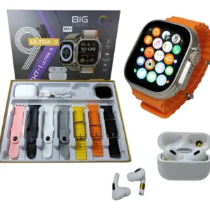 KIT AURICULAR Y RELOJ SMART C/MALLA INTERCAMBIABLE