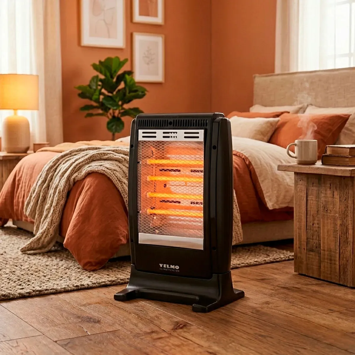 ESTUFA INFRARROJO YELMO 4 VELAS 800W/1600W CON FORZADOR HG-5002 - Image 3